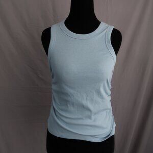 Rebellion One blue scrunch Tank top